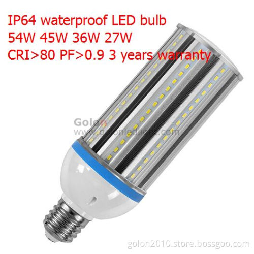 E40 LED Corn Bulb 54W/45W/36W/27W IP64 Waterproof Low Price High Quality E40 LED Light